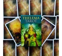 Thelema Mini Tarot Cards Deck Lo Scarabeo Renata Lechner Full Deck Italia Nuovo