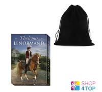 Thelema Oracolo Lenormand Mazzo Carte Esoteric Basse Scarabeo con Velluto Borsa