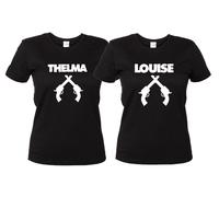 Thelma e Louise Coppia Magliette Migliori Amiche Best Friend Tributo Film Cult