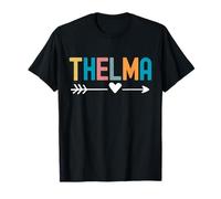 Thelma Retro Color Love Cute Abbinata ai Migliori Amici Maglietta