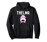 Thelma Retro Love Cute Abbinata ai Migliori Amici Felpa con Cappuccio