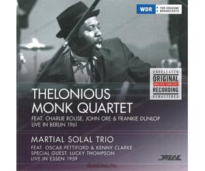 Thelonious Monk Quartet & Martial Solal Trio Live 1961 Berlin, 1959 Essen Album