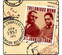 Thelonious Monk with John Coltrane - The Complete 1957 Riverside Recordings Vintage Metal Square Metal Sign Movie 30,5 x 30,5 cm divertente placca Coffee Club Pub Man Cave Bar Cafe Garage Cucina Wall
