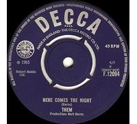 THEM - HERE COMES THE NIGHT 7 INCH (7" VINYL 45) UK DECCA 1965