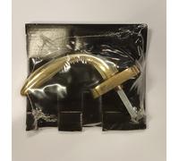 THEMA - MANIGLIA FINESTRA REA ORO LUCIDO 7X40mm