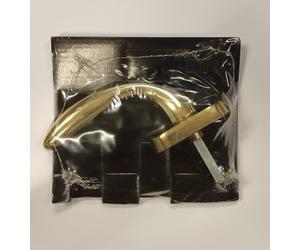 THEMA - MANIGLIA FINESTRA REA ORO LUCIDO 7X40mm