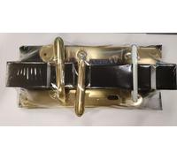 THEMA - MANIGLIA SCUDO ORO LUCIDO 8X90MM