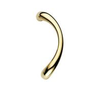 THEMA - MANIGLIONE PER PORTE SING.SAETTAIN ORO LUCIDO