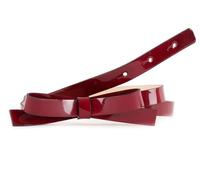 Themata Cintura IN Pelle Vita Rosso Regolabile Fiocco