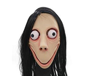 thematys - Maschera horror per Carnevale e Halloween, da adulti, in lattice (Momo)