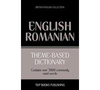 Theme-based dictionary British English-Romanian - 3000 words: 138