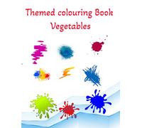 Themed Coloring Book - Vegetables: Activity Book for 3+