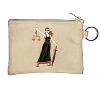 Themis The Justice - Portamonete a forma di mitologia greca, colore: beige