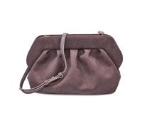THEMOIRè, ,Bags ,Donna ,Marrone ,ONE SIZE Bios Suede Clutch