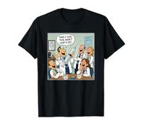Then I Said, This Won't Hurt a Bit - Doctor Nurse Cartoon Maglietta