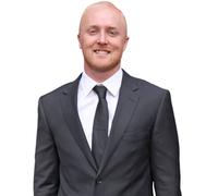 Theo Baker (Suit) Half Body Buddy Cutout