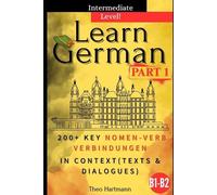 Theo Hartmann Learn German B1-B2 (Intermediate Level) (Tascabile)
