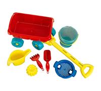 Theo Klein 2002 Carretto, incl, Set Secchiello, annaffiatoio, rastrello, Pala e Molto Altro, Giocattoli per Bambini dai 18 Mesi in su