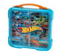 Theo Klein 2411 Hot Wheels Valigetta da Collezione | Fantastica custodia con luce, montaggio a parete e spazio per 36 macchinine | Giocattolo per bambini dai 3 anni in su