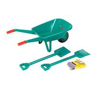 Theo Klein 2660 Set da giardino con carriola | Con pala, rastrello e guanti da lavoro | Giocattolo per bambini a partire dai 3 anni