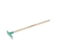 Theo Klein 2718 rastrello da giardino Bosch, Rastrello robusto per bambini con manico resistente, Pratico occhiello di sospensione, Anti-UV I Giocattolo per bambini a partire da 3 anni