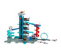 Theo Klein 2852 Bosch Car Service - Mega Universe I Parcheggio con luci e suoni, ascensore, looping e cambio corsia I Con macchinine I Per bambini dai 3 anni in su