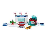 Theo Klein 2866 Bosch Car Service corsia dei box, con auto che cambia colore, Piattaforma elevatrice, autolavaggio e molto altro, Giocattolo per bambini a partire da 3 anni