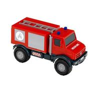 Theo Klein 3800 Mercedes-Benz Unimog Veicolo antincendio per sabbia | Per uso interno ed esterno | Scala 1:24 | Prodotto con licenza ufficiale | Giocattolo per bambini a partire da 3 anni