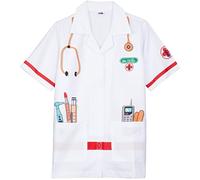 Theo Klein 4614 Camice del Dottore, Costume di Alta qualità, Dimensioni- Lunghezza Circa 55 cm, Giocattolo per Bambini dai 3 ai 6 Anni