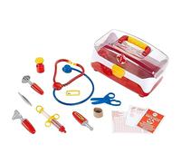 Theo Klein 4685 Valigetta da Dottore, Grande, Valigia Resistente con Strumenti a Misura di Bambino, Include stetoscopio, siringa, termometro e Molto Altro, Giocattoli per Bambini dai 3 Anni in su