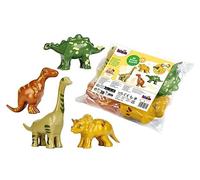 Theo Klein 53 Early Steps Puzzle Magnetico con 4 Dinosauri I Triceratops, T-Rex, Stegosauro e Brachiosauro Come Giocattoli magnetici