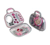 Theo Klein 5855 Valigetta del Parrucchiere con Asciugacapelli Braun, Specchio, Pettine e Accessori Styling, con Phon a Batterie, 27.5 cm x 11 cm x 22.2 cm, Giocattolo per Bambini a Partire dai 3 Anni