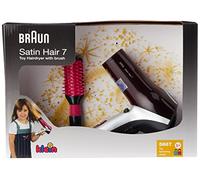 Theo Klein 5867 Asciugacapelli Braun I Asciugacapelli per bambini con spazzola e diffusore I Giocattoli per bambini dai 3 anni in su