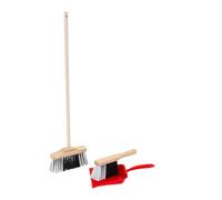 Theo Klein 6109 Set di Scope Pure Fresh, Set da tre Pezzi di Scope con Manico in Legno, Scopa, Scopetta e Paletta, Giocattoli per Bambini dai 3 Anni in su
