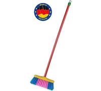 Theo Klein 6620 Scopa, grande I Scopa per bambini con manico resistente e setole robuste in plastica I Dimensioni- 18 cm x 4,5 cm x 61 cm I Giocattoli per bambini dai 3 anni in su