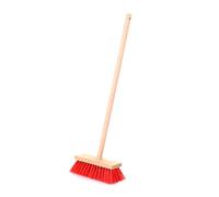 Theo Klein 6640 Scopa da strada, in legno, Scopa per bambini con manico resistente in legno e setole robuste in plastica, Dimensioni: 21 cm x 8 cm x 77,5 cm, Giocattoli per bambini dai 3 anni in su