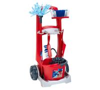 Theo Klein 6741 Vileda Broom Trolley I With Mop , Bucket , Broom and much more I