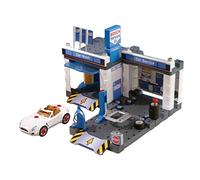 Theo Klein 8647 Stazione di Servizio per Auto Bosch con impianto di Lavaggio e Piattaforma di Sollevamento Regolabile, Auto smontabile, 41 x 39 x 29 cm, Giocattolo per Bambini a Partire dai 3 Anni