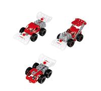 Theo Klein 8793 Set da Costruzione Bosh Racing Team, 3 in 1, per Costruire Diversi Veicoli da Corsa, Include Piani di Costruzione per 3 Modelli, Giocattoli per Bambini dai 3 Anni in su