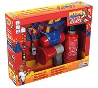 Theo Klein 8950 Set da Pompiere, 7 Pezzi, Include estintore con Funzione Spray, megafono, Torcia e Molto Altro, I Dimensioni- 40 cm x 32 cm x 9,5 cm I Giocattoli per Bambini dai 3 Anni in su
