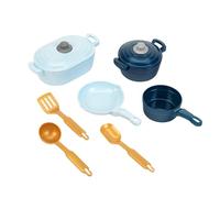 Theo Klein 9175 Utensili da Cucina, Robusti Utensili da Cucina per Bambini, Casseruola, Padella e bistecchiera Incluse, Giocattolo per Bambini dai 2 Anni