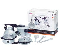 Theo Klein 9430 Set di Pentole ed Elettrodomestici WMF, 9 Pezzi Design WMF, con Utensili da Cucina e Posate, 29.7 cm x 14.75 cm x 24 cm, Giocattolo per Bambini a Partire dai 3 Anni