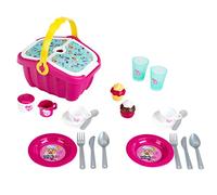 Theo Klein 9527 Cestino da Picnic Barbie, Resistente Cesto Giocattolo Pieno di stoviglie Colorate e Cupcakes per Due, Le Dimensioni- 25 cm x 20 cm x 22,5 cm, Giocattoli per Bambini dai 3 Anni in su