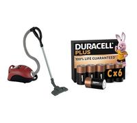 Theo Klein Bosch Aspirapolvere, aspirazione/suoni, 3+ anni, & Duracell Plus C 6 pz