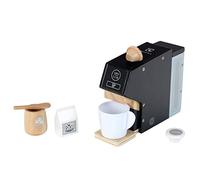 Theo Klein Electrolux 7401 Macchina da caffè Electrolux, Legno, incl. Tazza, Capsule, Latte e Zucchero, Accessori per cucine per Bambini e cucine Giocattolo, Dimensioni: 19 cm x 5,5 cm x 14 cm