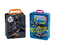 Theo Klein Hot Wheels Valigetta Auto Metallo per Bambini Garage da 3 Anni