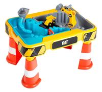 Theo Klein Tavolo da Gioco Sabbia e Acqua Caterpillar con Escavatore, Ribaltabil