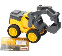 Theo Klein Volvo Power Escavatore a cucchiaia Escavatore di Alta qualità in Scala 124 Pala con Giunti robusti Dimensioni 22,5 cm x 11,5 cm x 12,5 cm Giocattolo per Bambini a Partire da 3 Anni