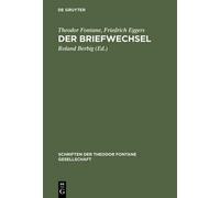 Theodor Fontane Friedrich Eggers Der Briefwechsel (Copertina rigida)