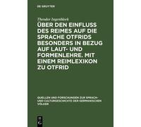 Theodor Ingenbl Über den Einfluss des Reimes auf die Sprache (Copertina rigida)